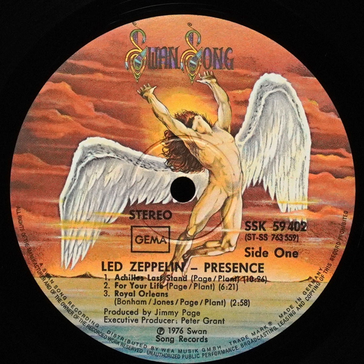 LP Led Zeppelin — Presence фото 3