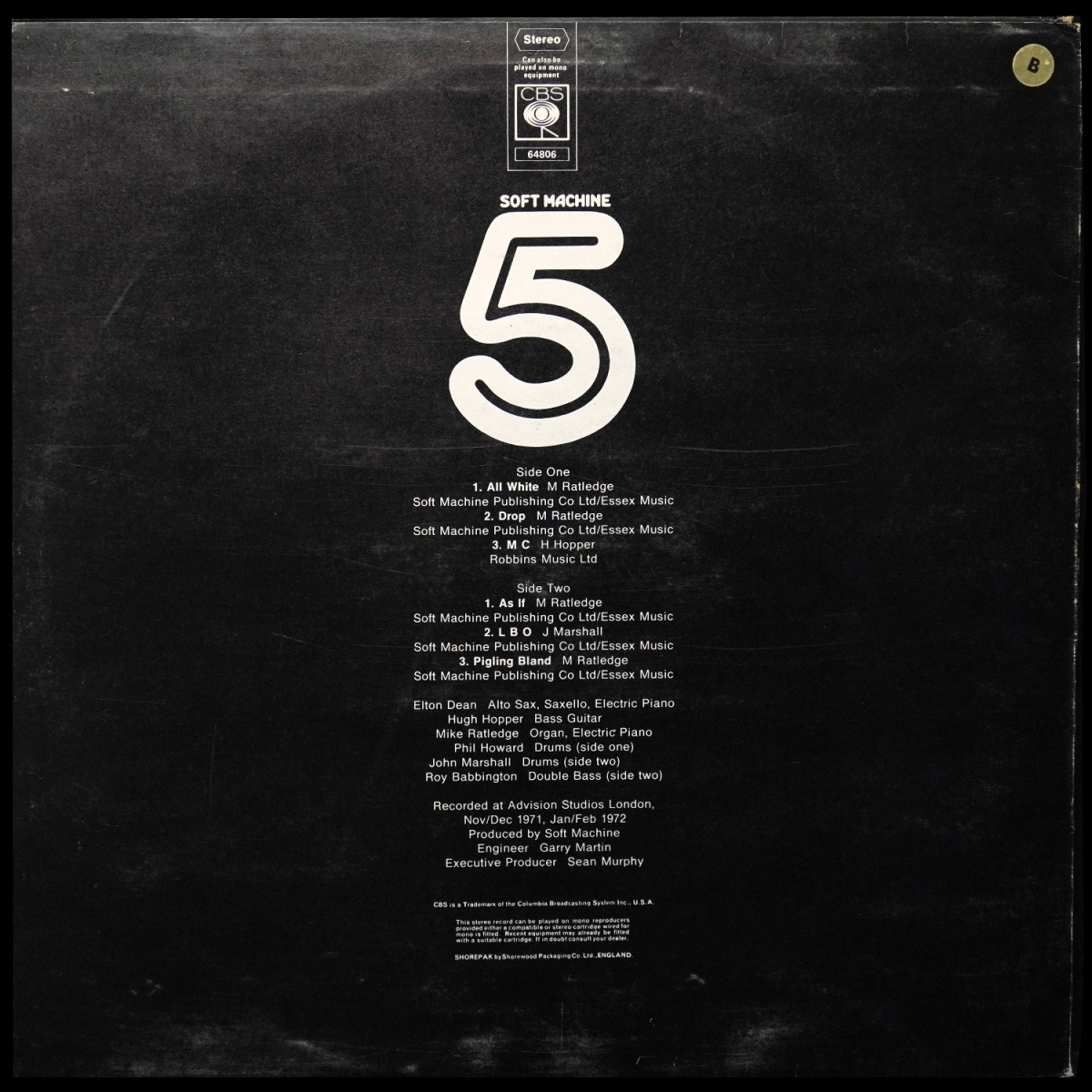 LP Soft Machine — Fifth фото 2