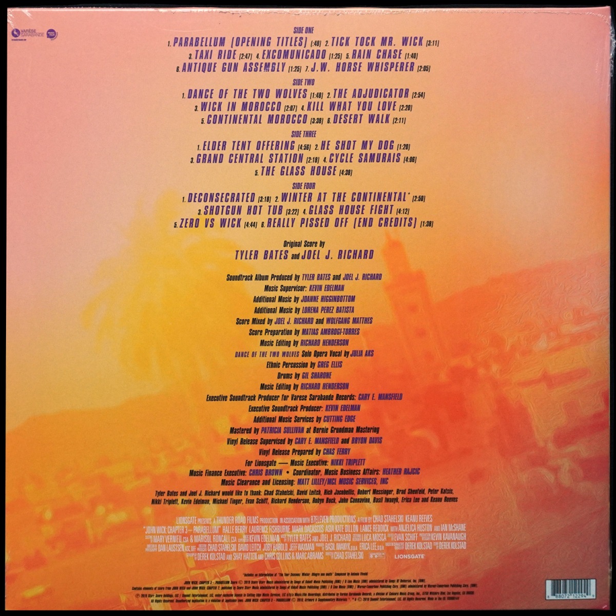 LP Tyler Bates — John Wick: Chapter 3 - Parabellum (2LP) фото 2