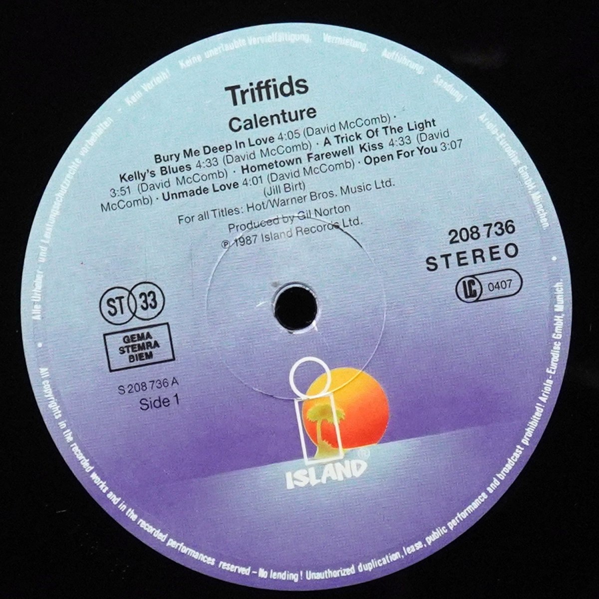 LP Triffids — Calenture фото 2