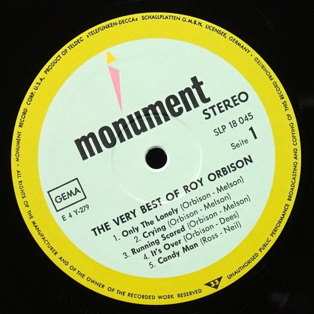 LP Roy Orbison — Very Best Of Roy Orbison фото 2