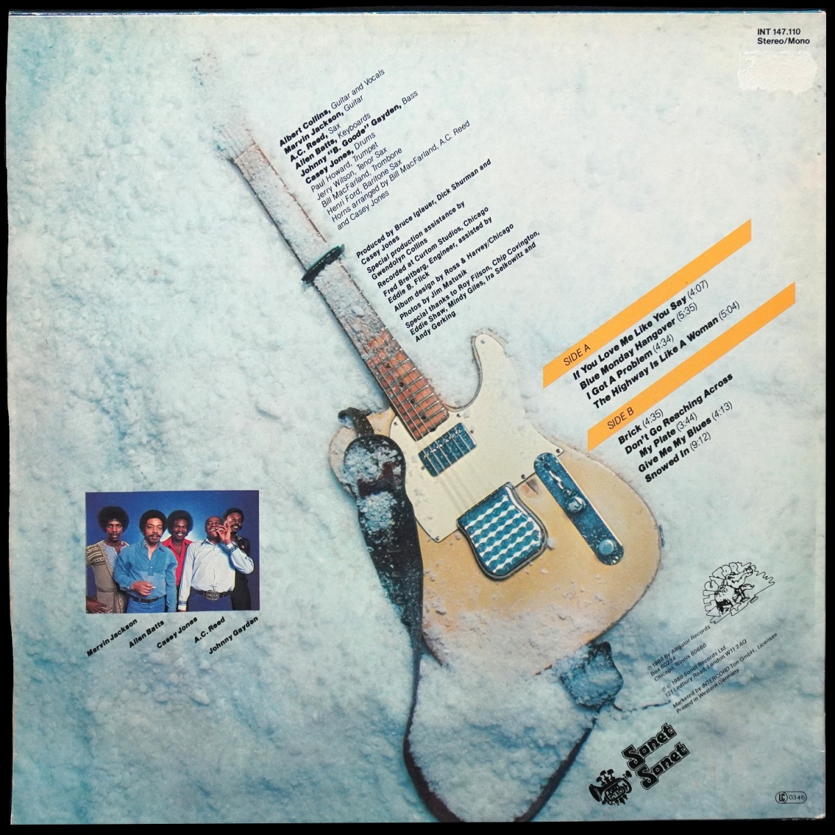 LP Albert Collins — Frostbite фото 3