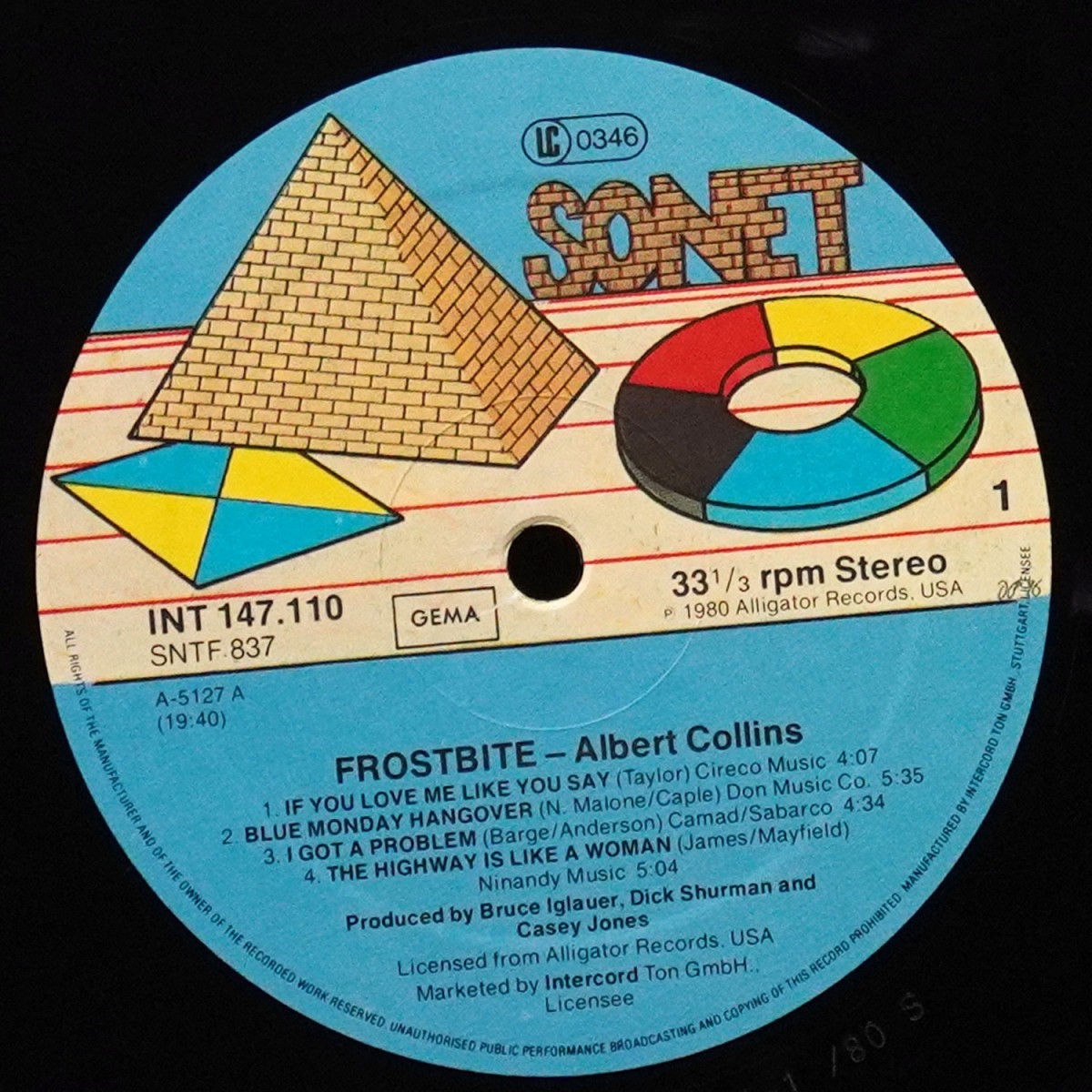 LP Albert Collins — Frostbite фото 2