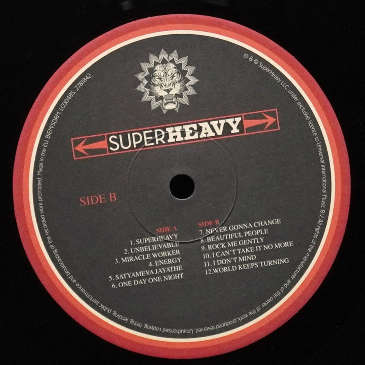LP SuperHeavy — SuperHeavy фото 4