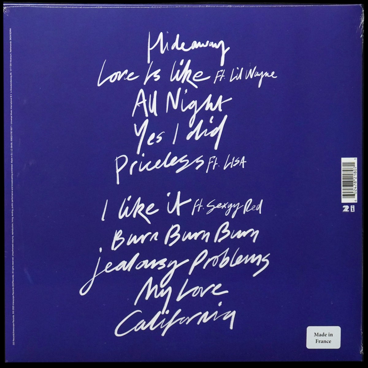 LP Maroon 5 — Love Is Like (желтый мраморный винил) фото 2