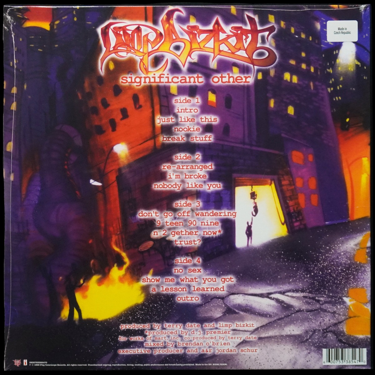 LP Limp Bizkit — Significant Other (2LP) фото 2