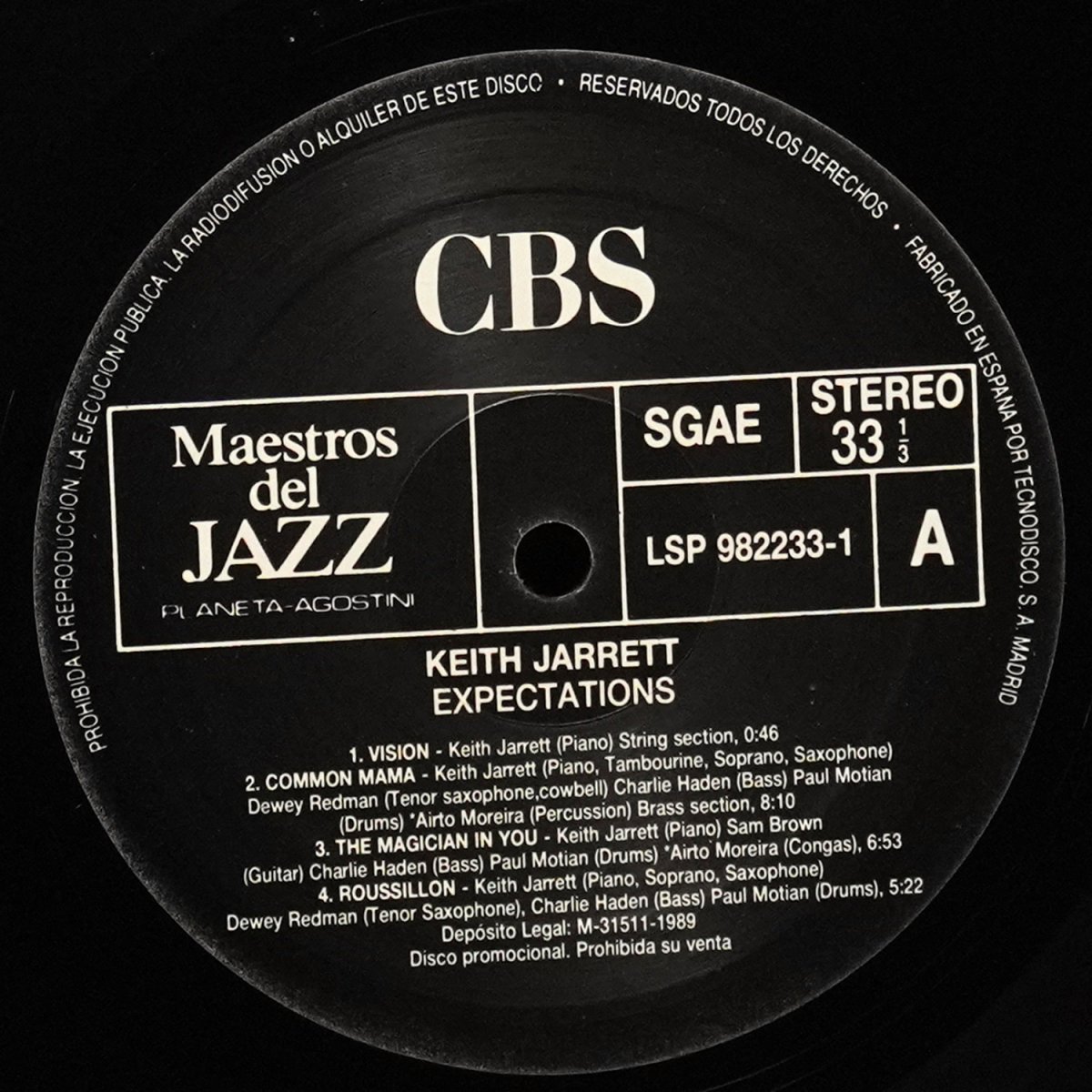 LP Keith Jarrett — Expectations фото 3