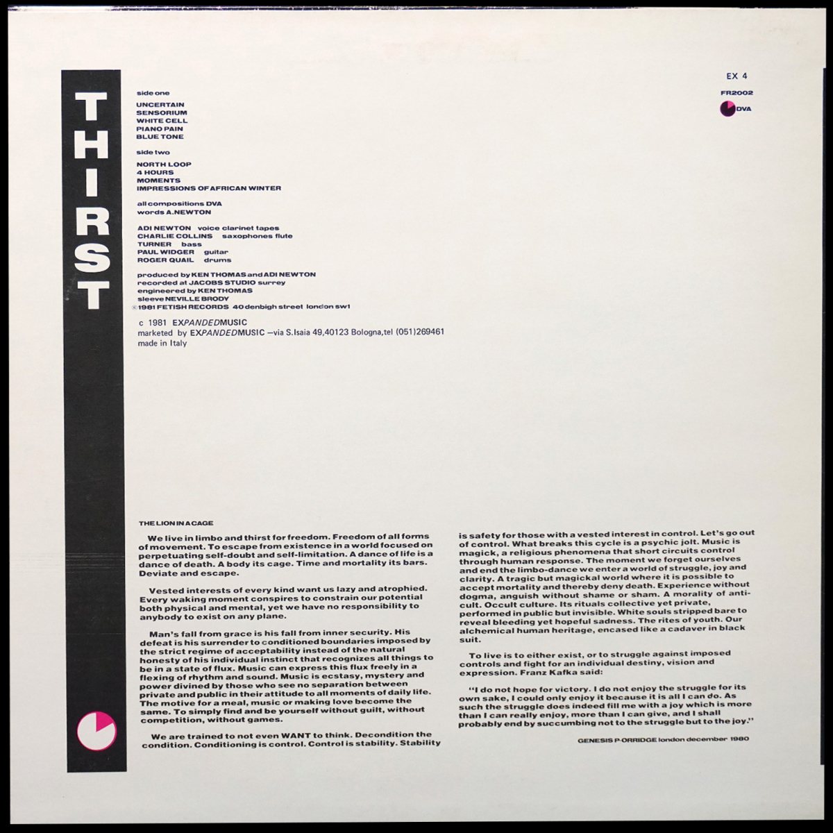 LP Clock DVA — Thirst фото 2