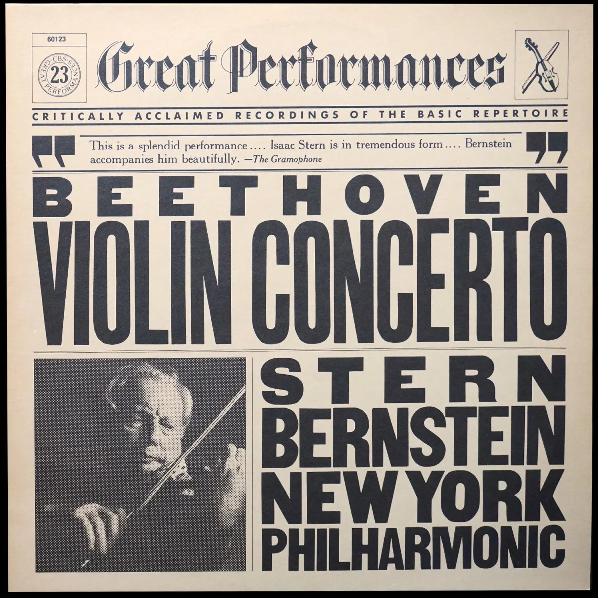 LP Leonard Bernstein — Beethoven: Violin Concerto фото