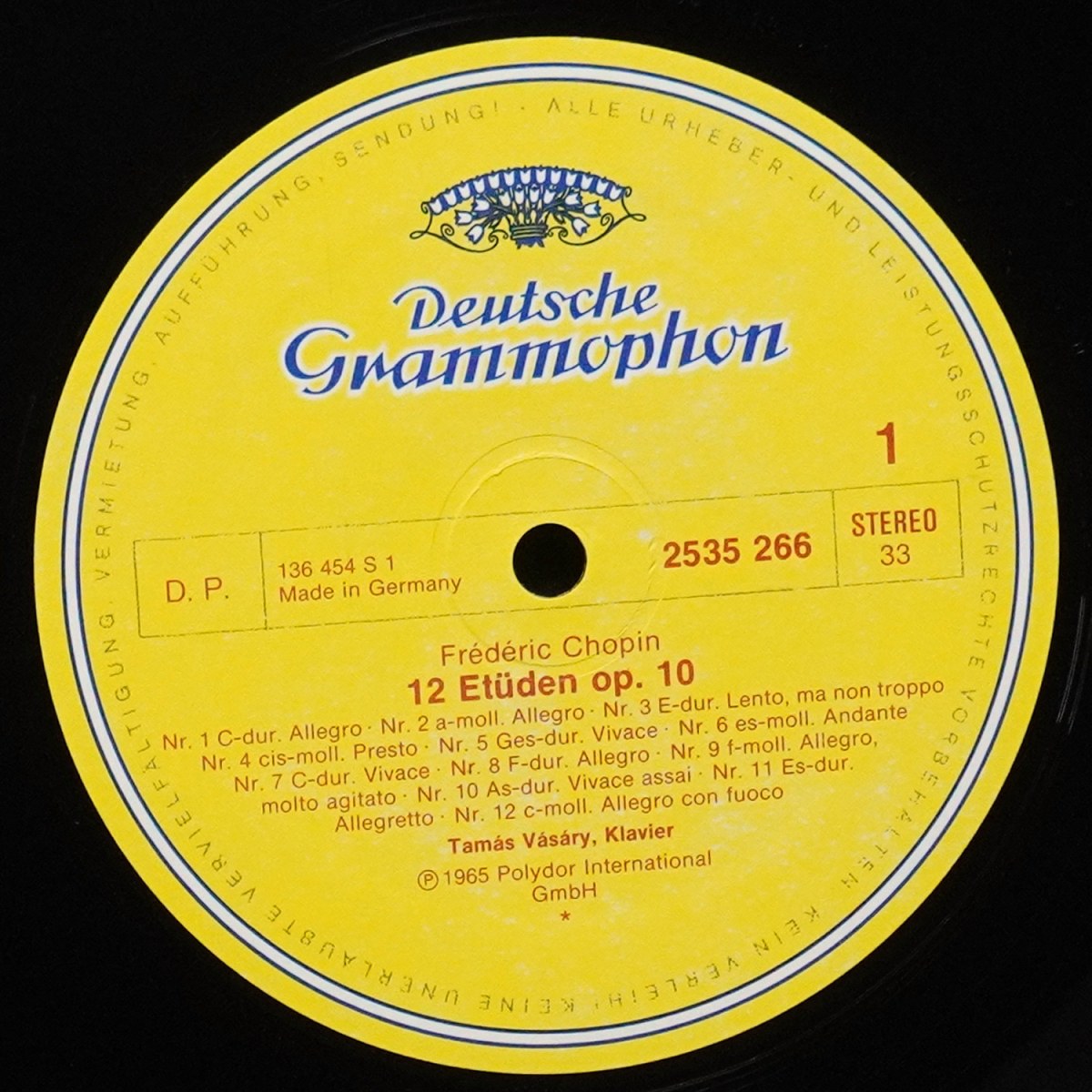 LP Frederic Chopin — 24 Etudes фото 2