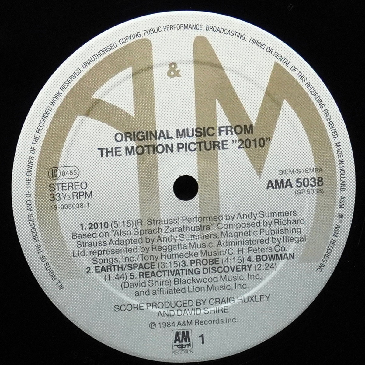 LP David Shire — 2010 (Original Music From The Motion Picture) фото 3