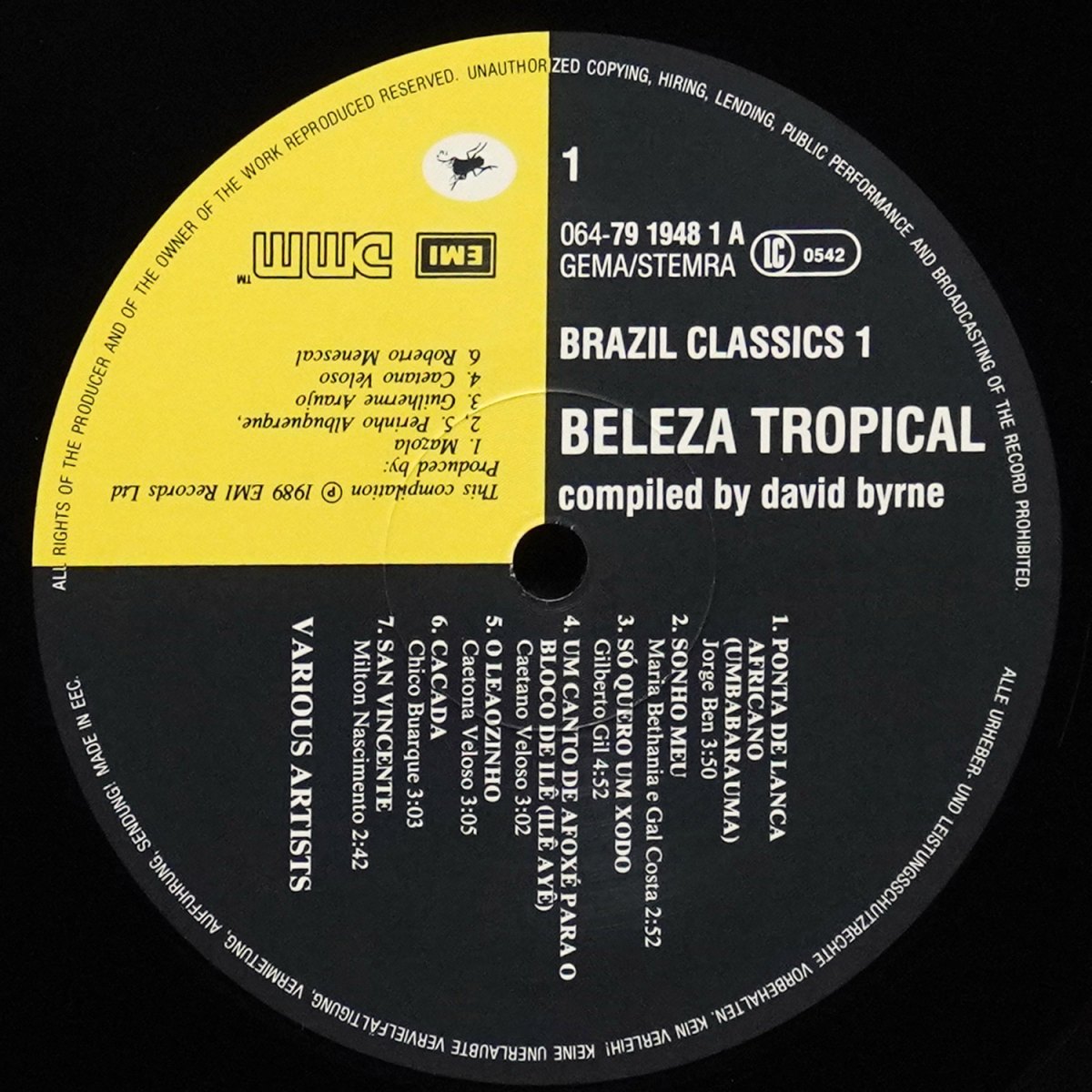 LP V/A — Beleza Tropical (Brazil Classics 1) фото 3