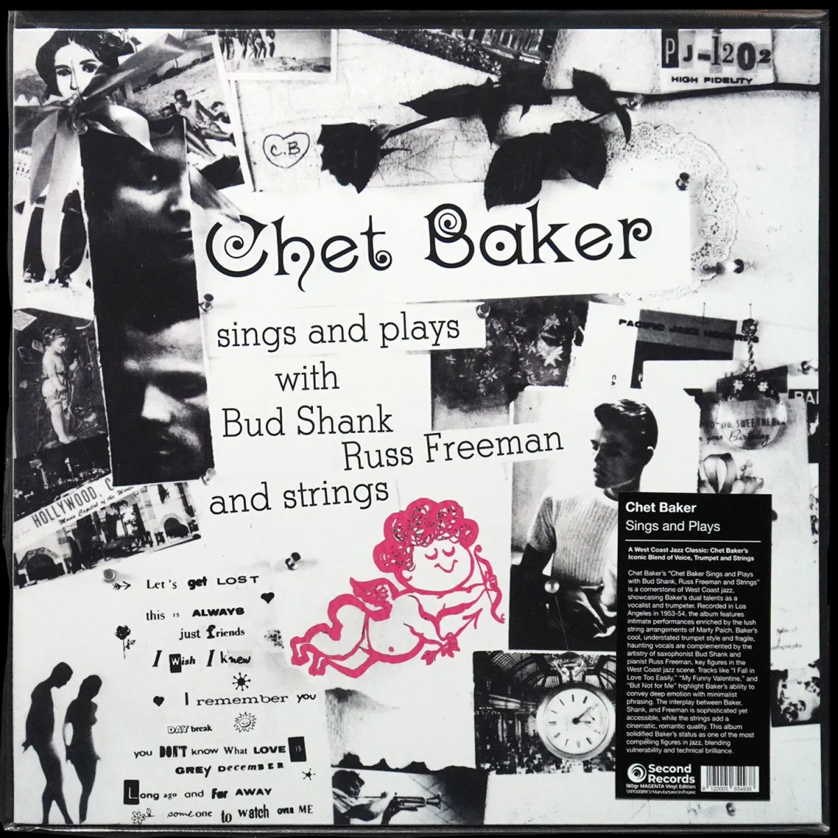 LP Chet Baker — Sings And Plays With Bud Shank, Russ Freeman And Strings (цветной винил) фото