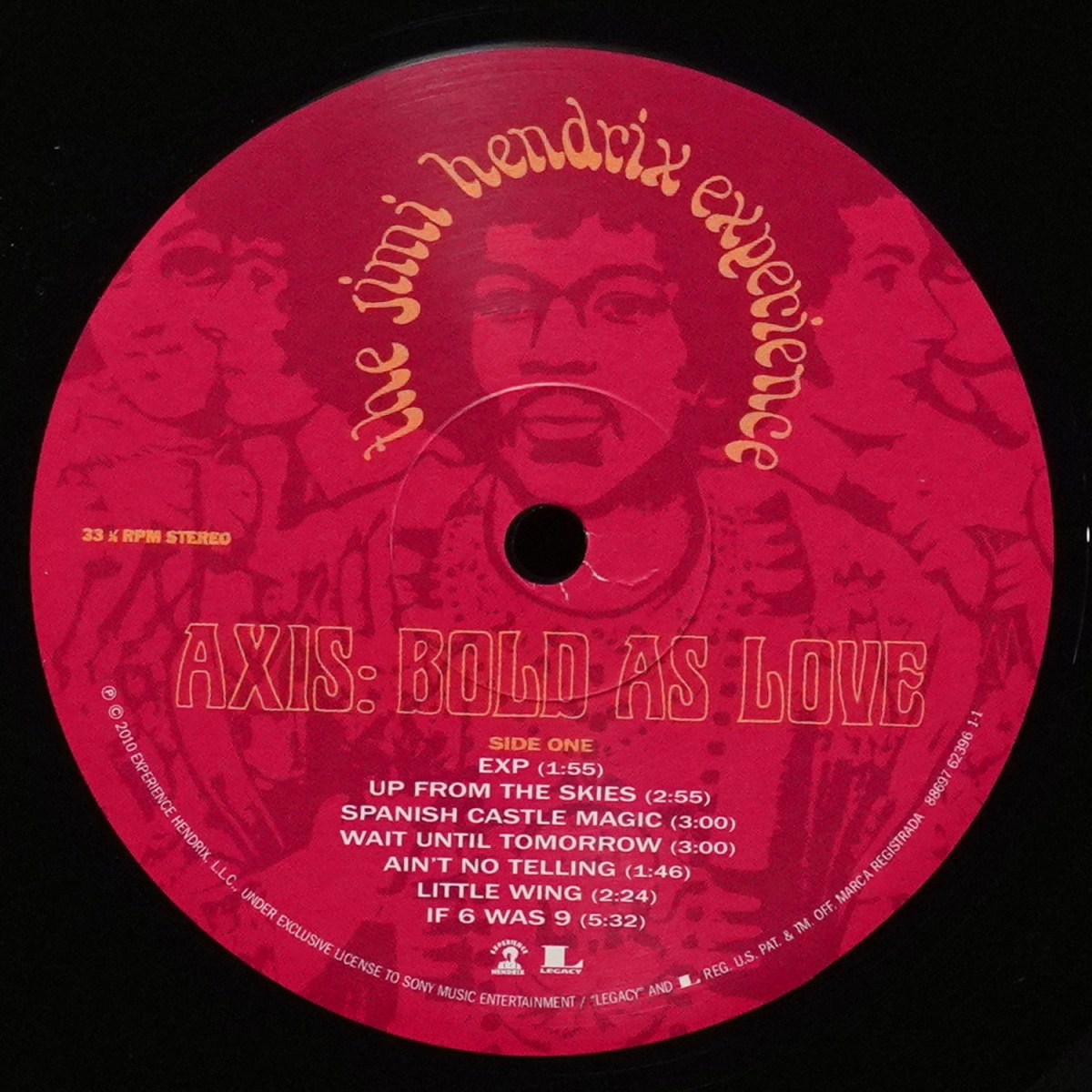 LP Jimi Hendrix — Axis: Bold As Love (+ буклет) фото 3