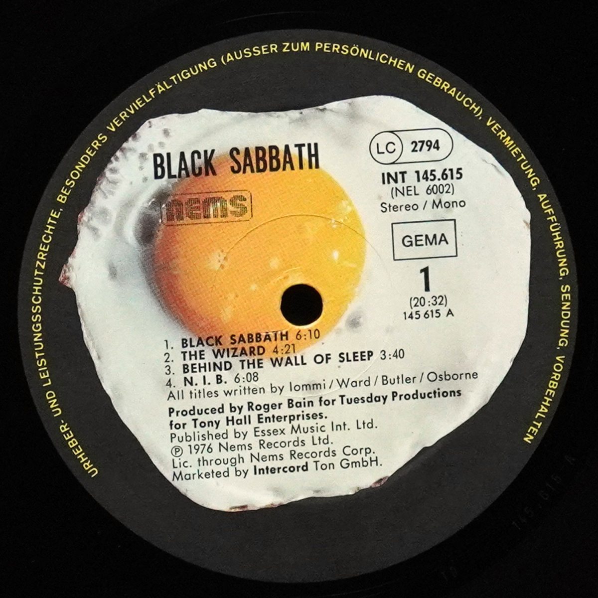 LP Black Sabbath — Black Sabbath фото 4