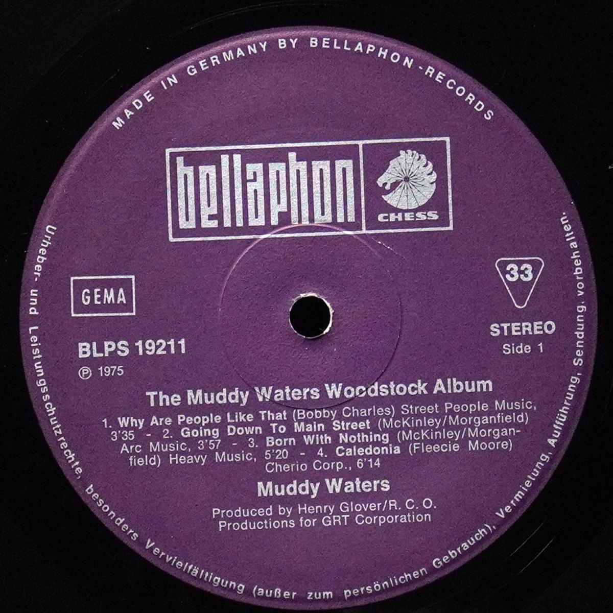 LP Muddy Waters — Woodstock Album фото 3