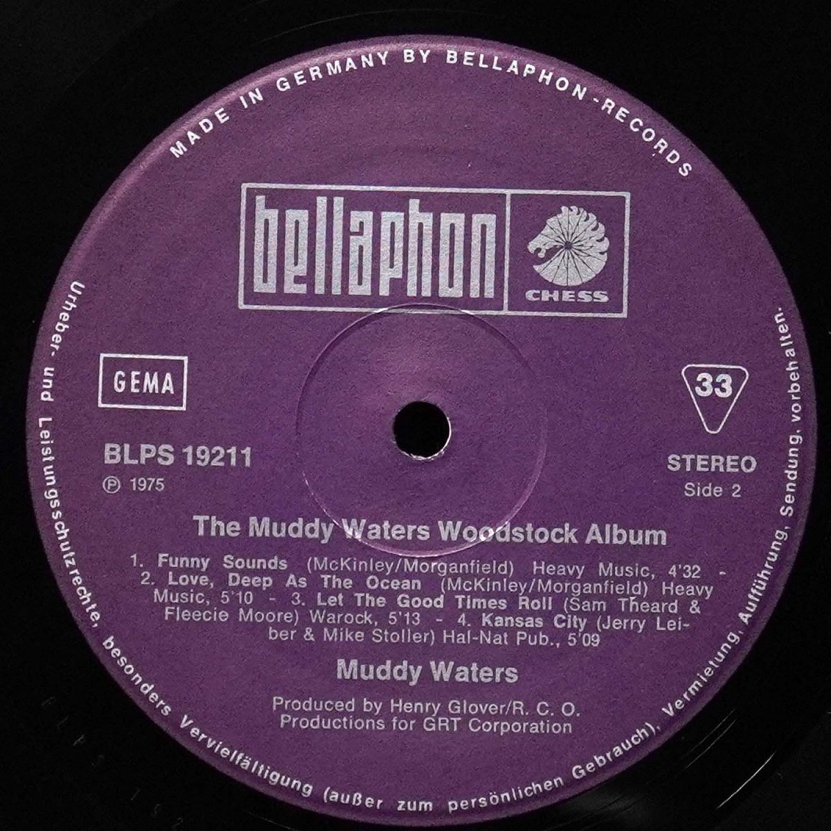 LP Muddy Waters — Woodstock Album фото 4