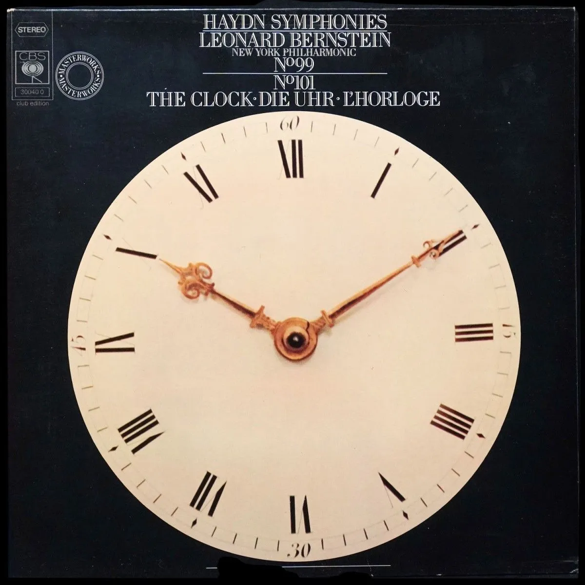 LP Leonard Bernstein — Haydn: Symphony N°99, N°101 фото