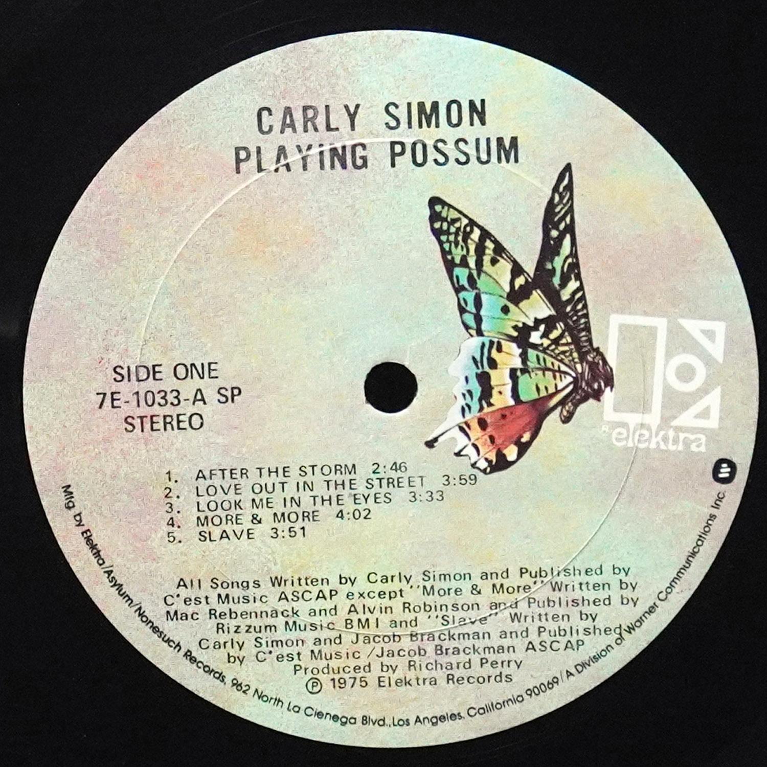 LP Carly Simon — Playing Possum фото 2