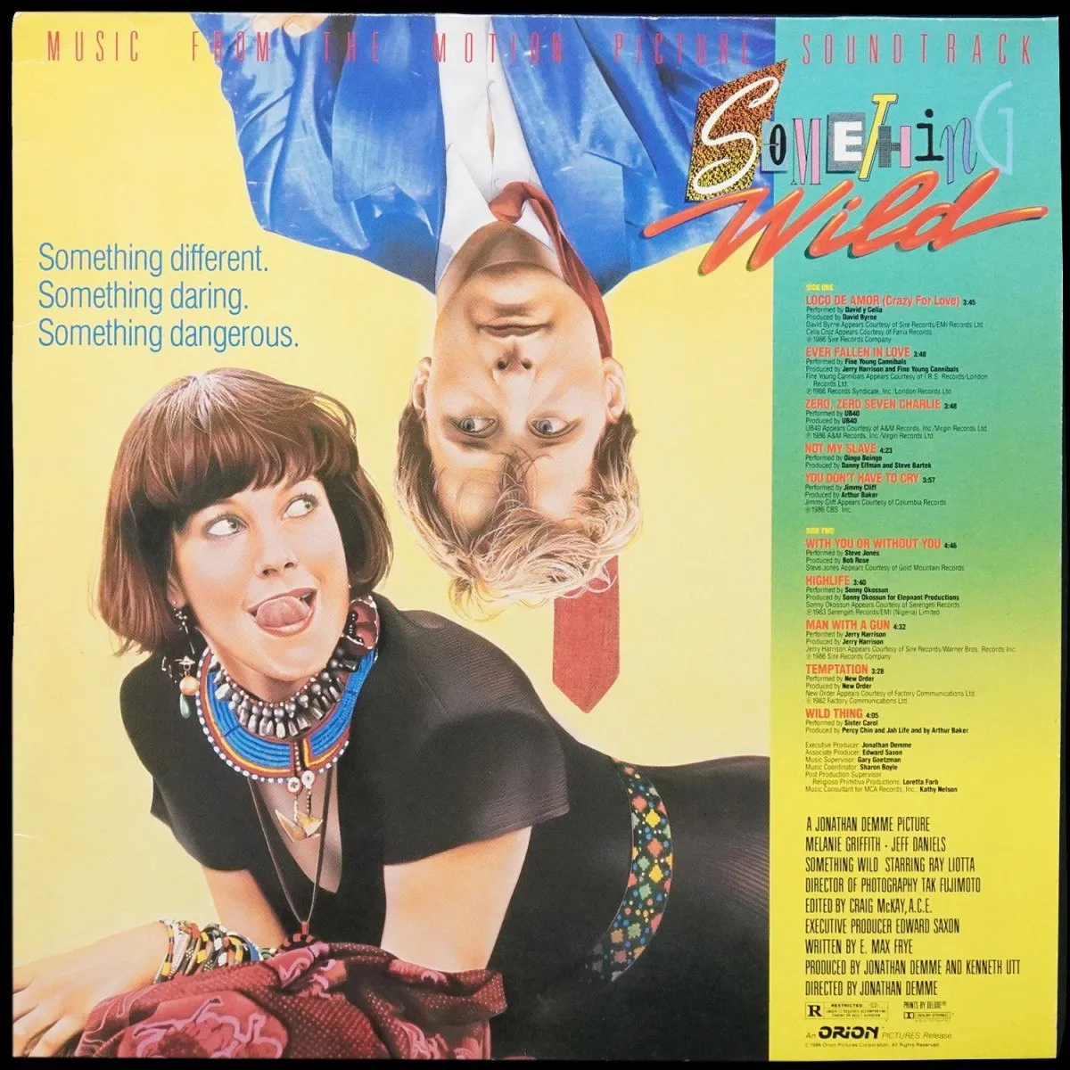 LP V/A — Something Wild - Music From The Motion Picture Soundtrack фото