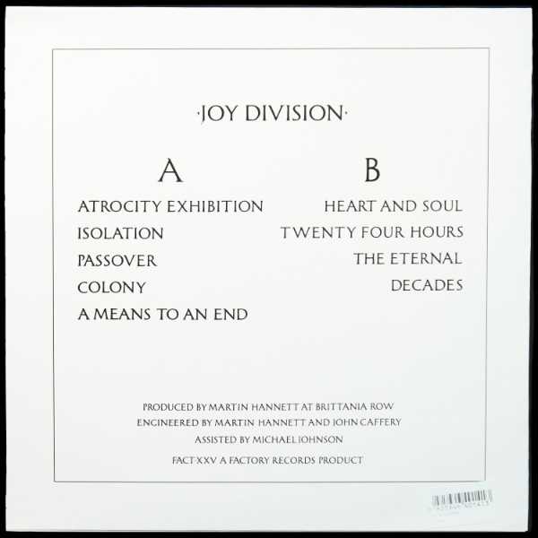 LP Joy Division — Closer фото 2