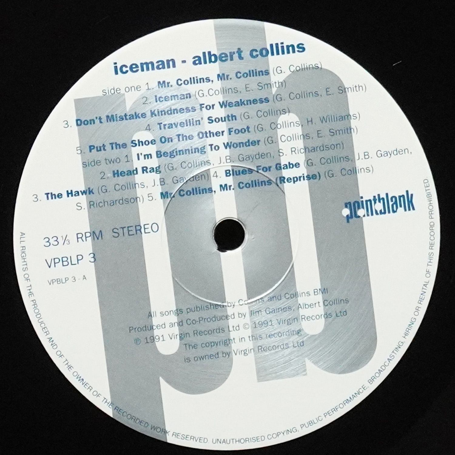 LP Albert Collins — Iceman фото 3