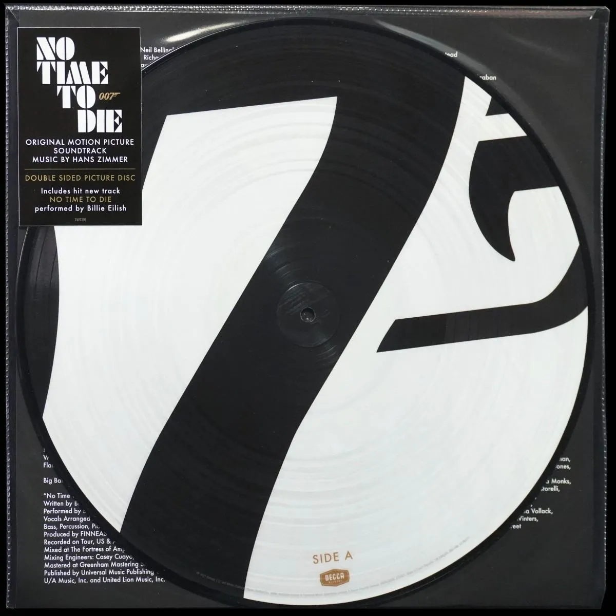 LP Hans Zimmer — No Time To Die (Original Motion Picture Soundtrack) (picture disc (пикчер диск)) фото