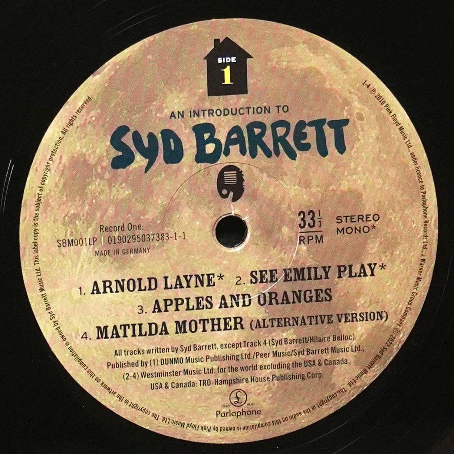 LP Syd Barrett — An Introduction To Syd Barrett (2LP) фото 3