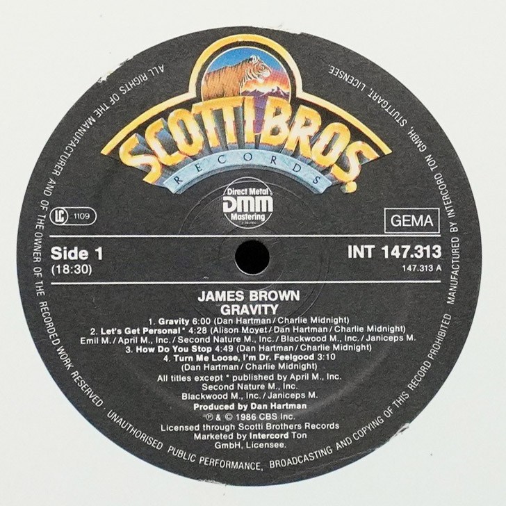 LP James Brown — Gravity (цветной винил) фото 3