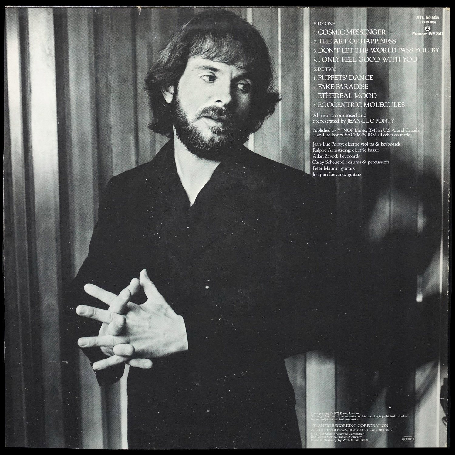 LP Jean-Luc Ponty — Cosmic Messenger фото 2