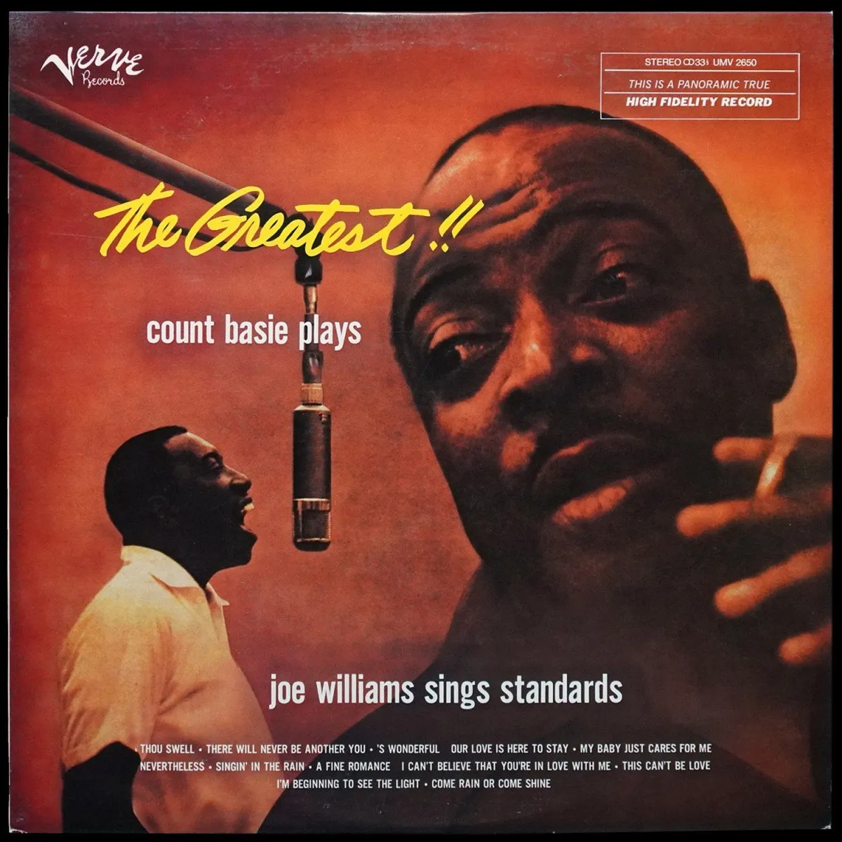 LP Count Basie — Greatest!! (Count Basie Plays...Joe Williams Sings Standards) фото