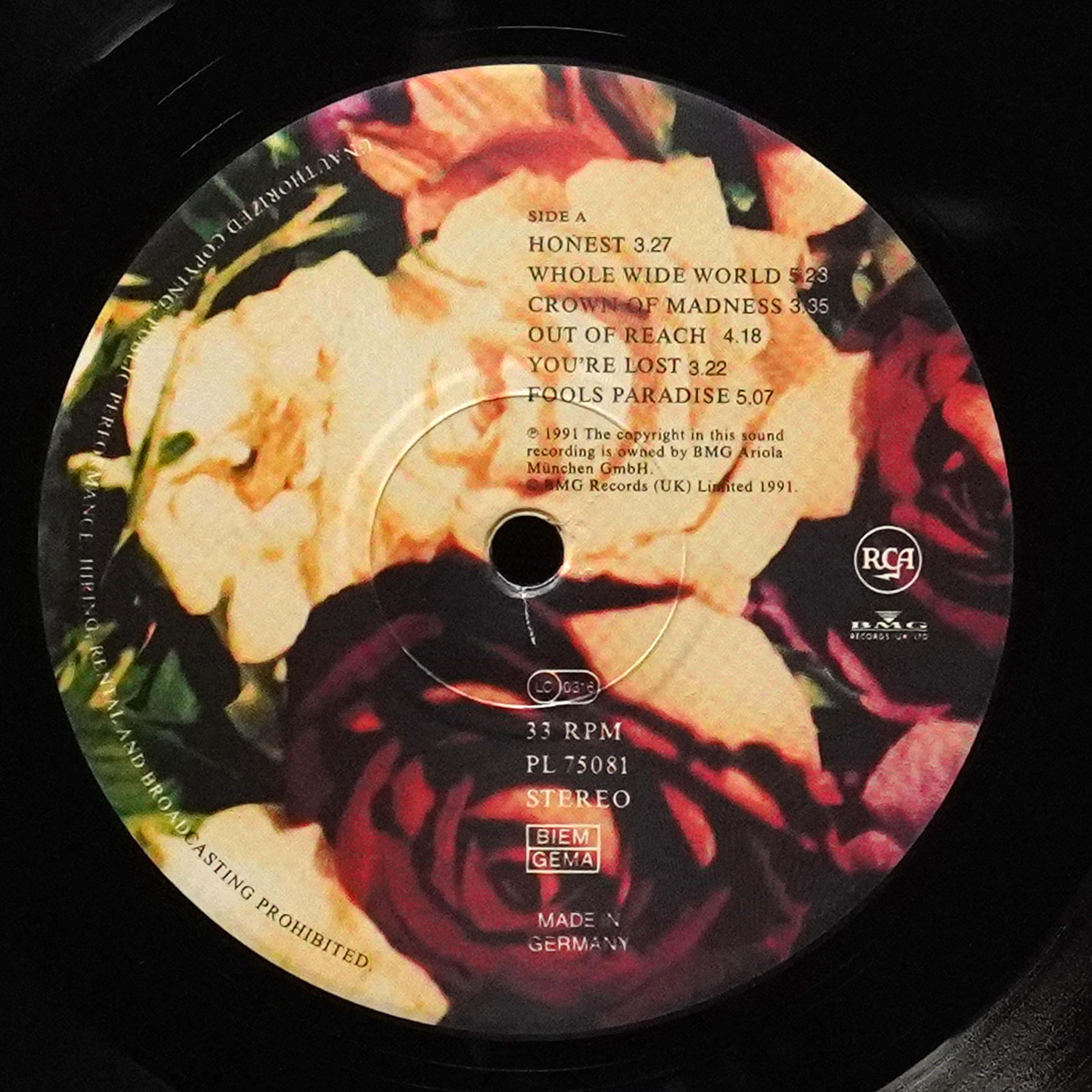 LP Dave Stewart And The Spiritual Cowboys — Honest фото 2