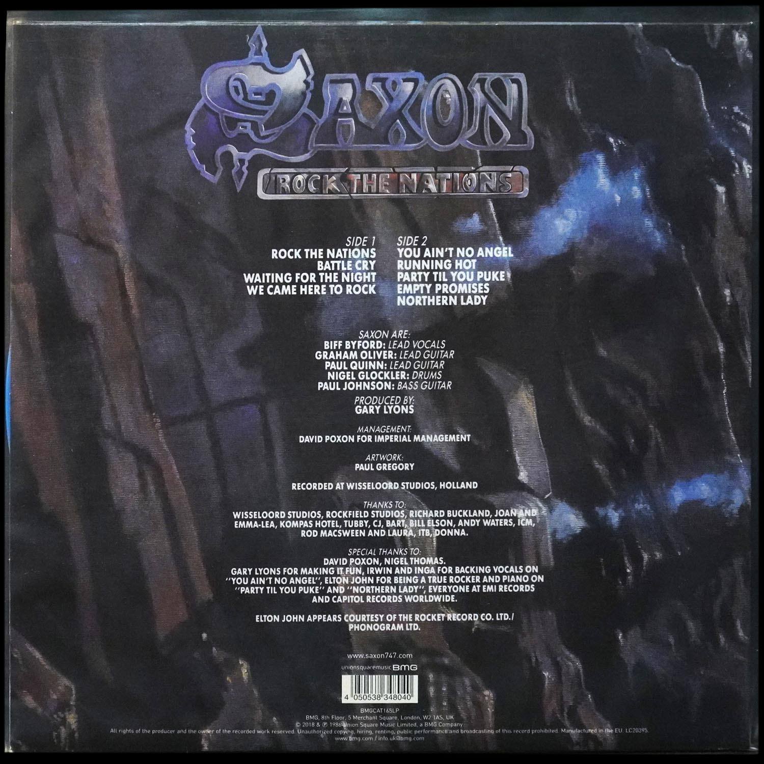 LP Saxon — Rock The Nations (цветной винил) фото 2