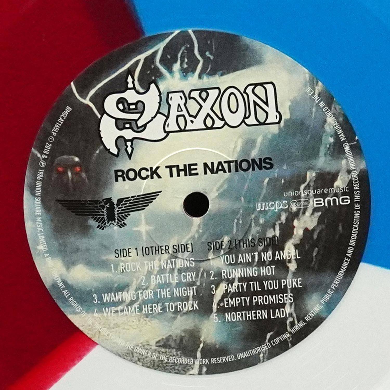 LP Saxon — Rock The Nations (цветной винил) фото 3
