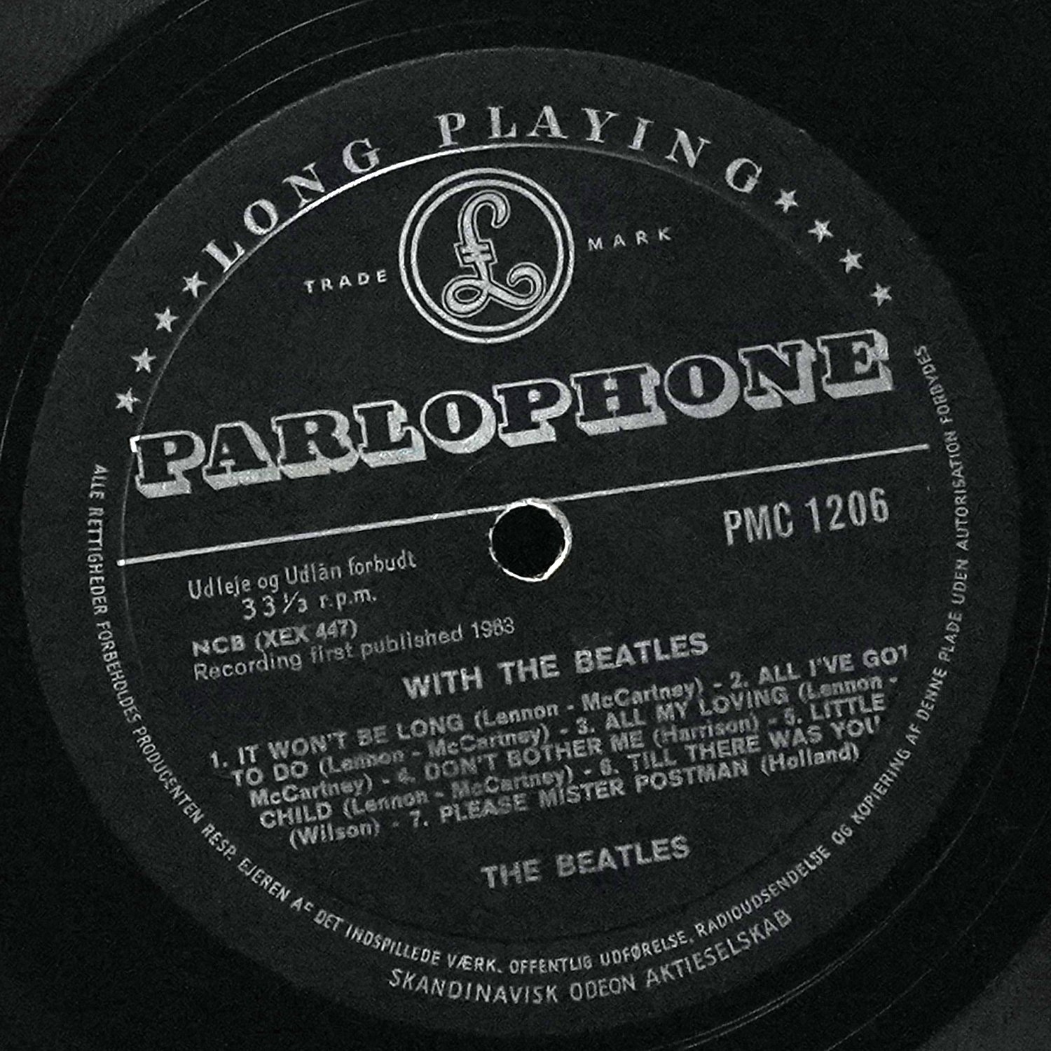 LP Beatles — With The Beatles (моно) фото 4