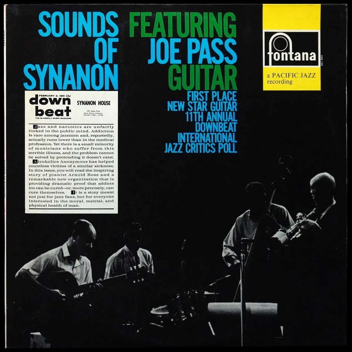 LP Joe Pass — Sounds Of Synanon (моно) фото