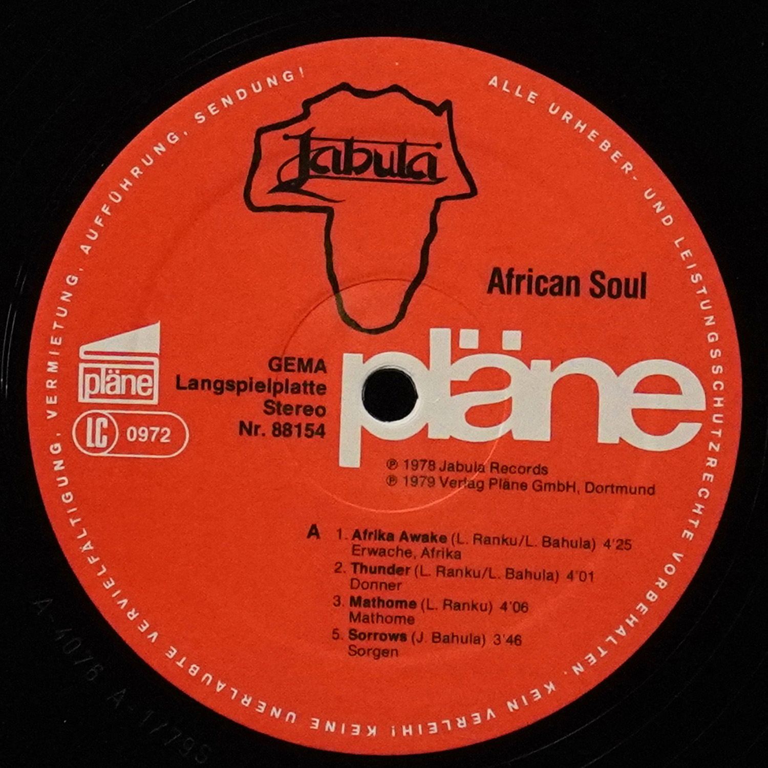 LP Jabula — African Soul фото 3