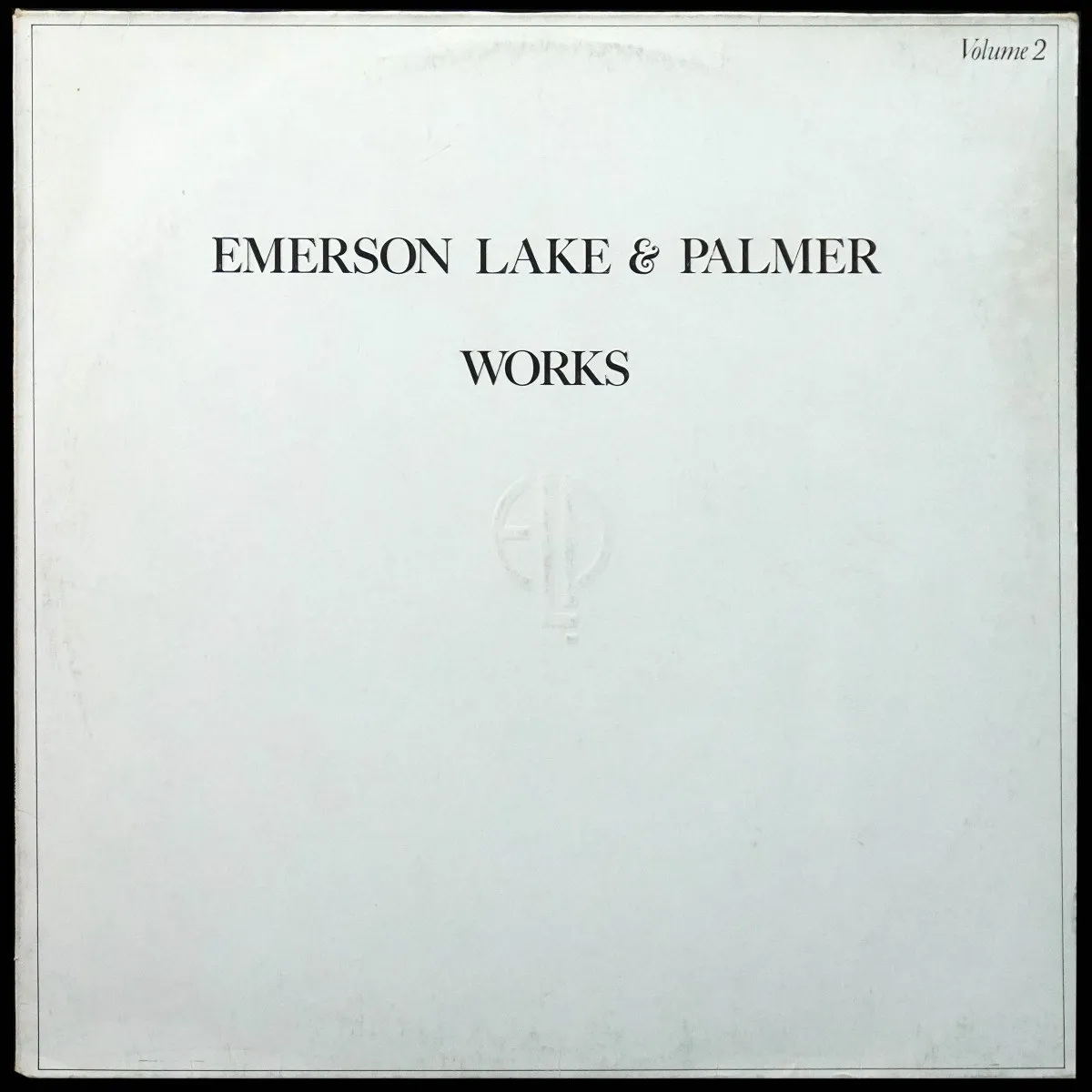 LP Emerson, Lake & Palmer — Works Volume 2 фото