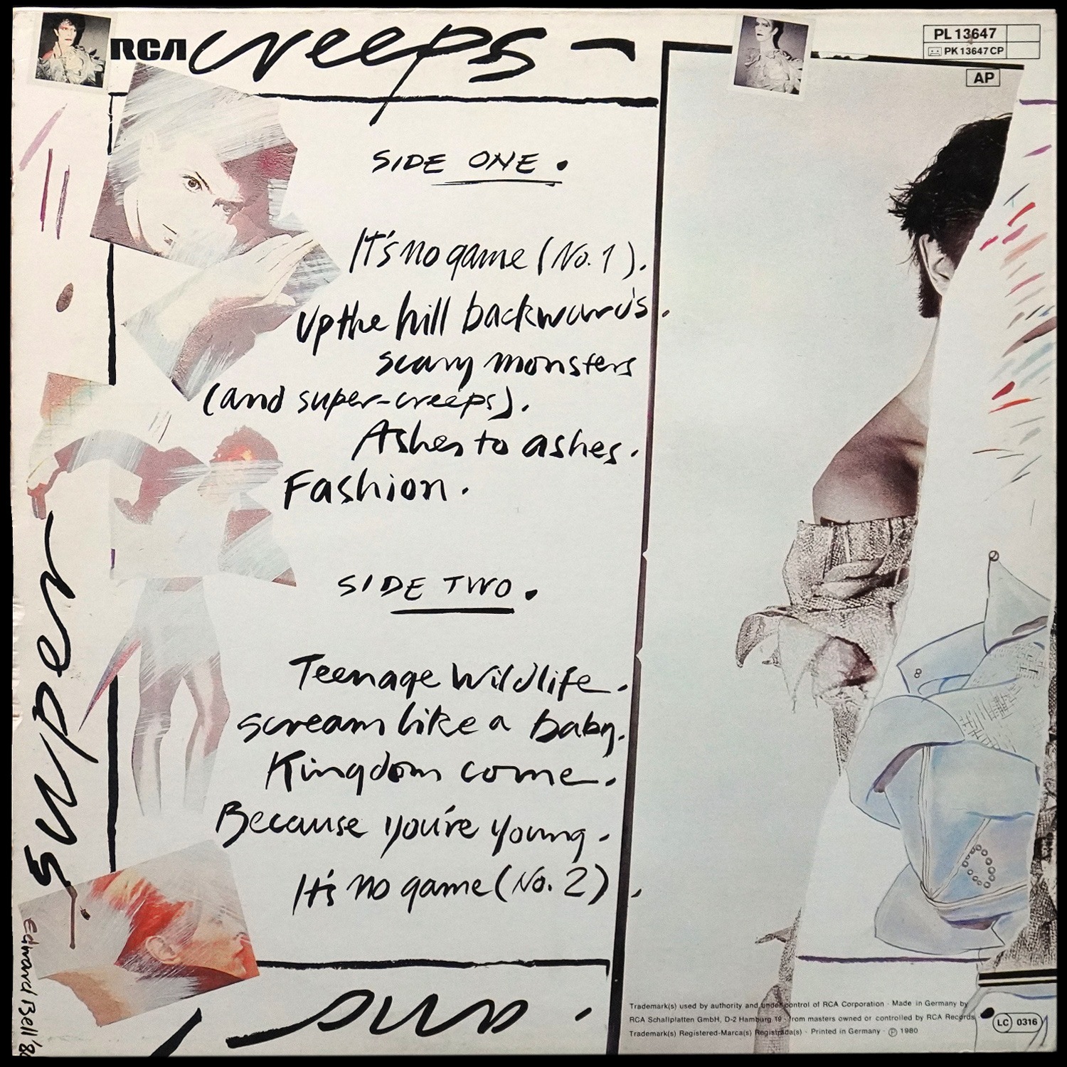 LP David Bowie — Scary Monsters фото 2