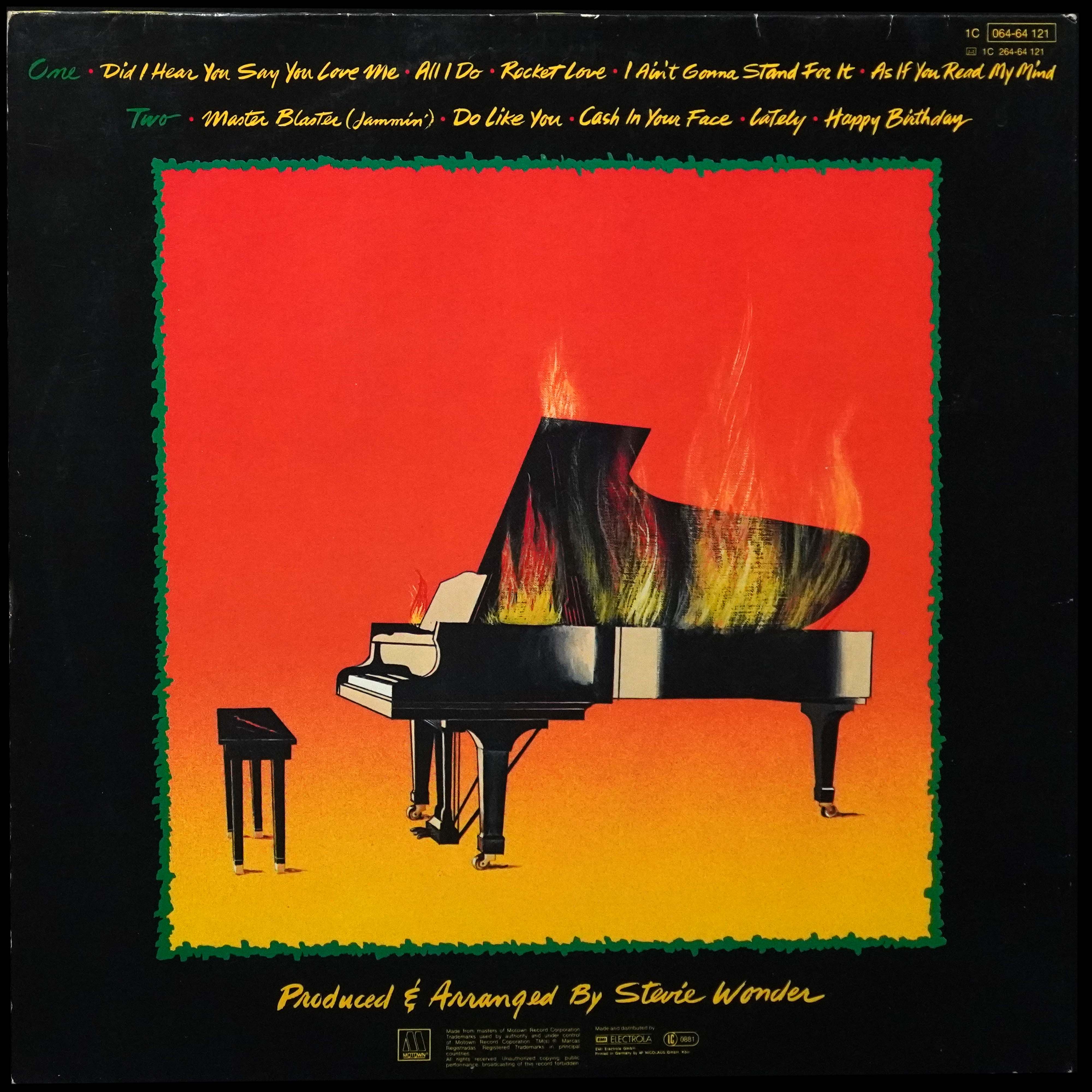 LP Stevie Wonder — Hotter Than July фото 2