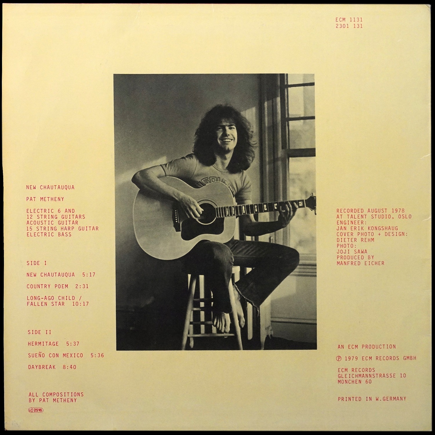 LP Pat Metheny — New Chautauqua фото 2