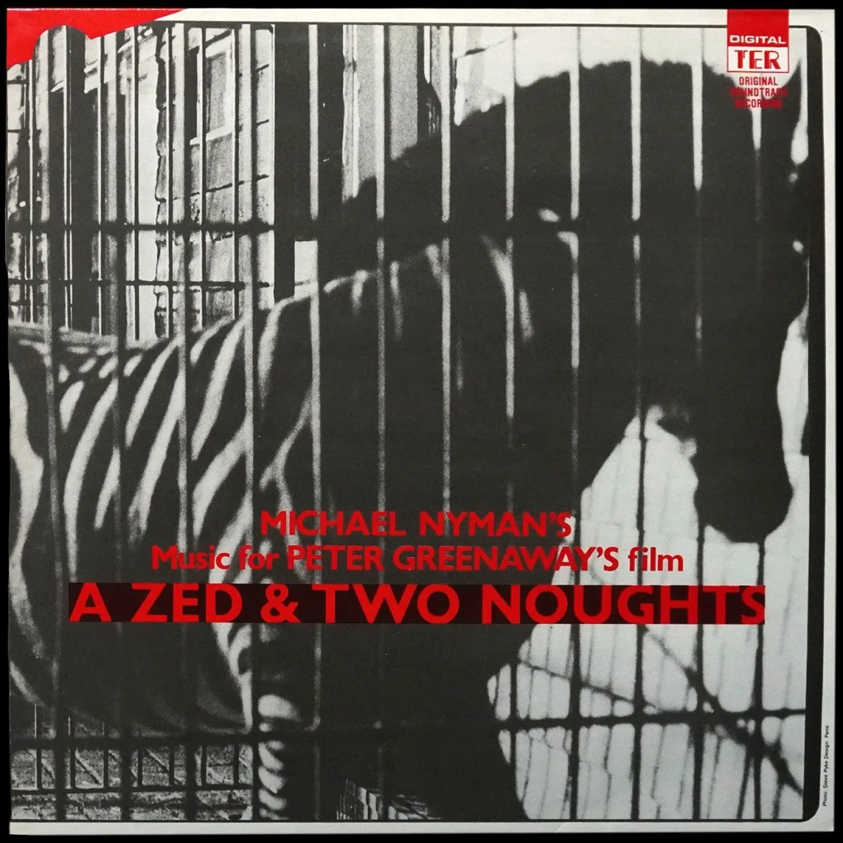 LP Michael Nyman — Music For Peter Greenaway's Film A Zed & Two Noughts фото