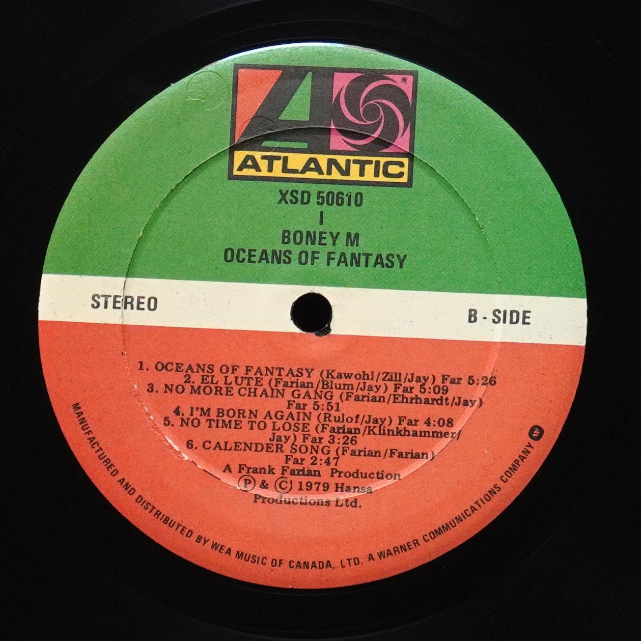 LP Boney M — Oceans Of Fantasy фото 3