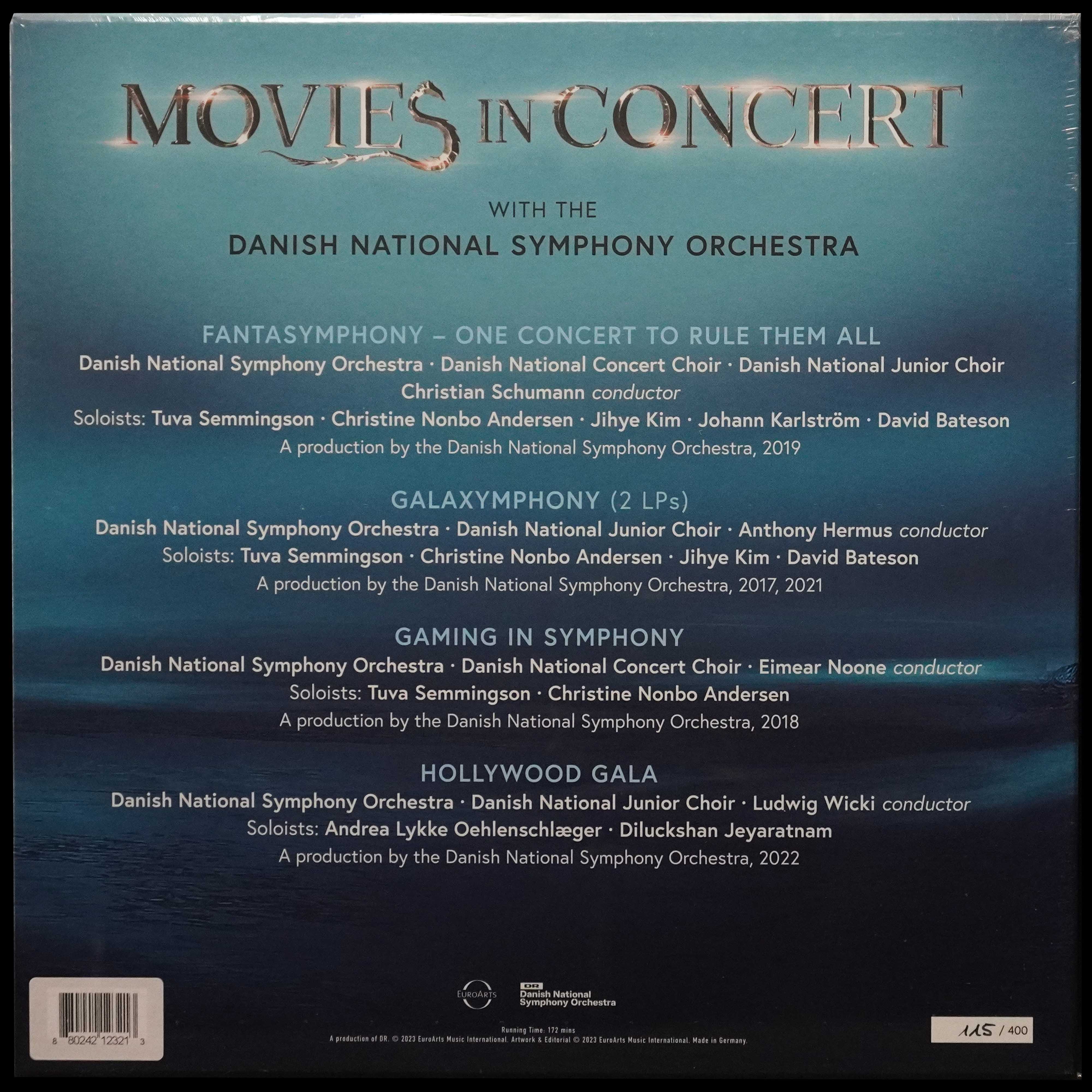 LP Danish National Symphony Orchestra — Movies In Concert Box Set (5LP-бокс, цветной винил) фото 2