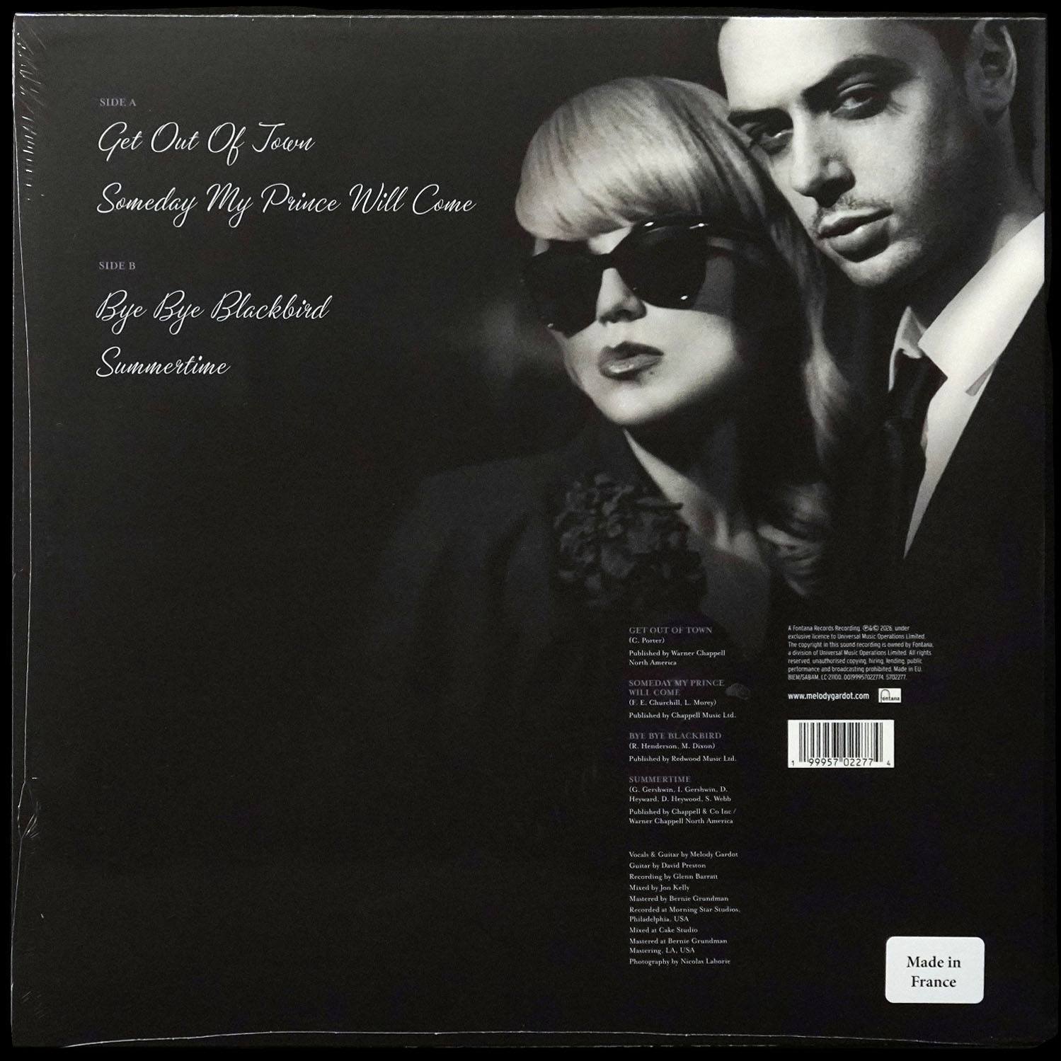 LP Melody Gardot — Bye Bye Blackbird (EP (мини-альбом)) фото 2