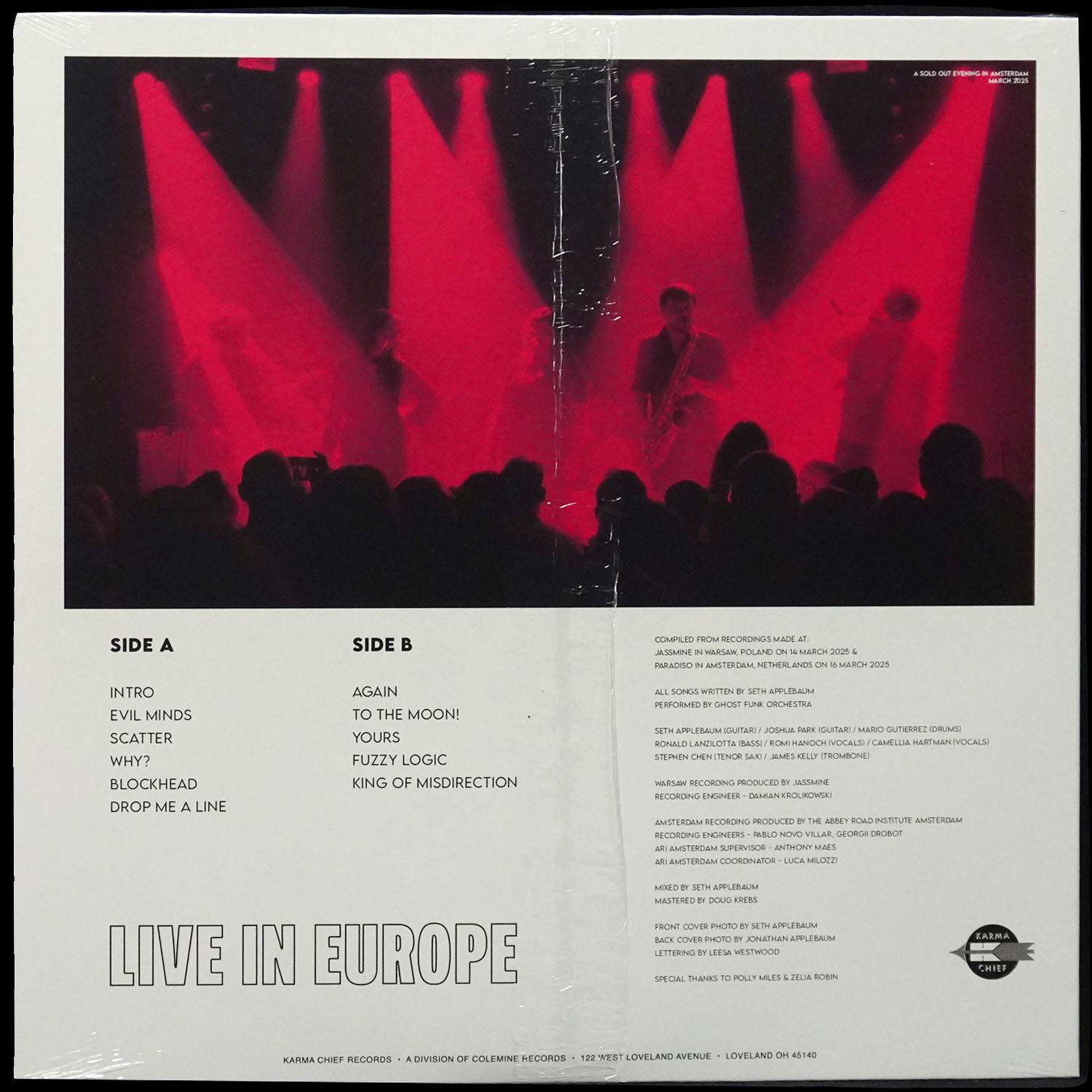 LP Ghost Funk Orchestra — Live In Europe фото 2