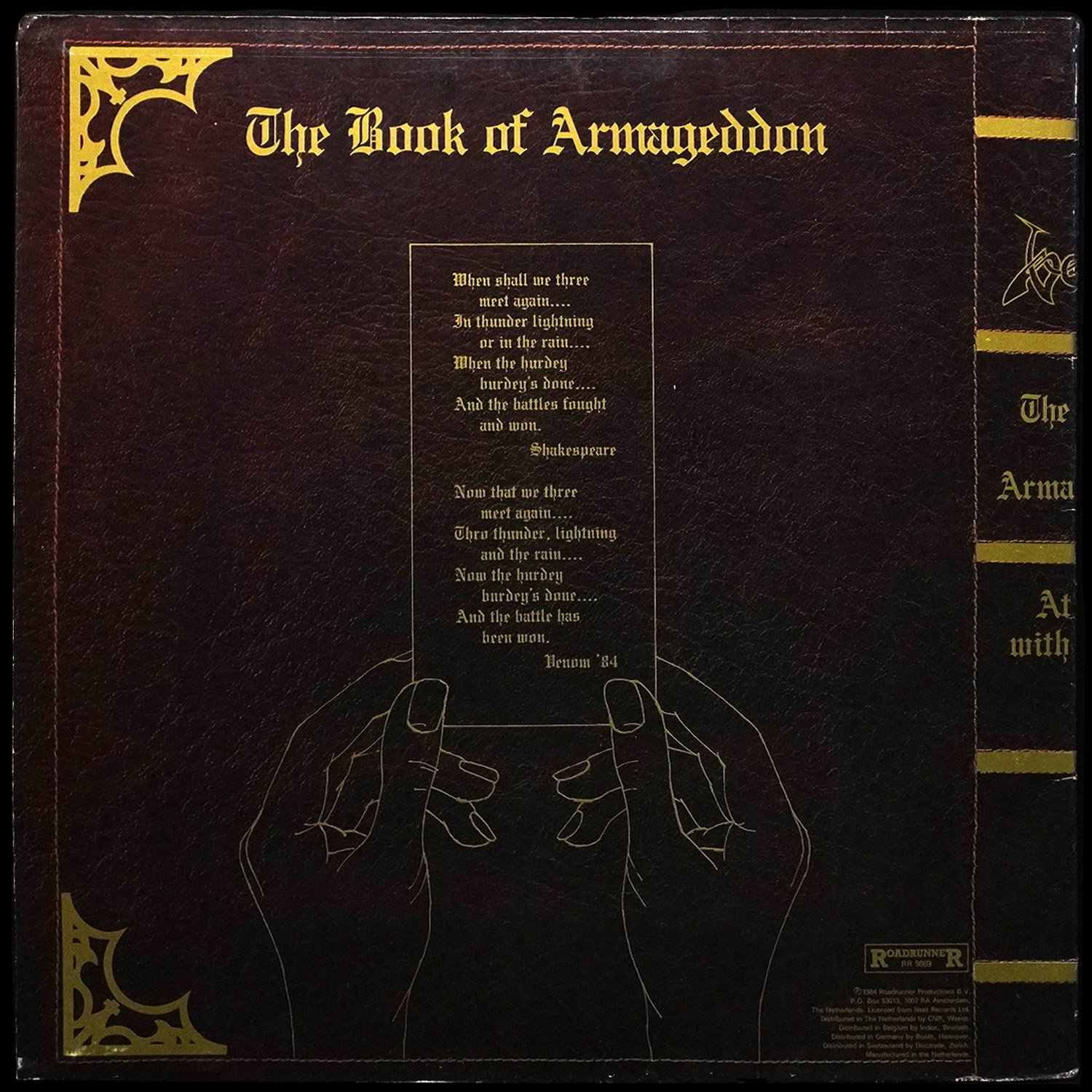 LP Venom — At War With Satan фото 2