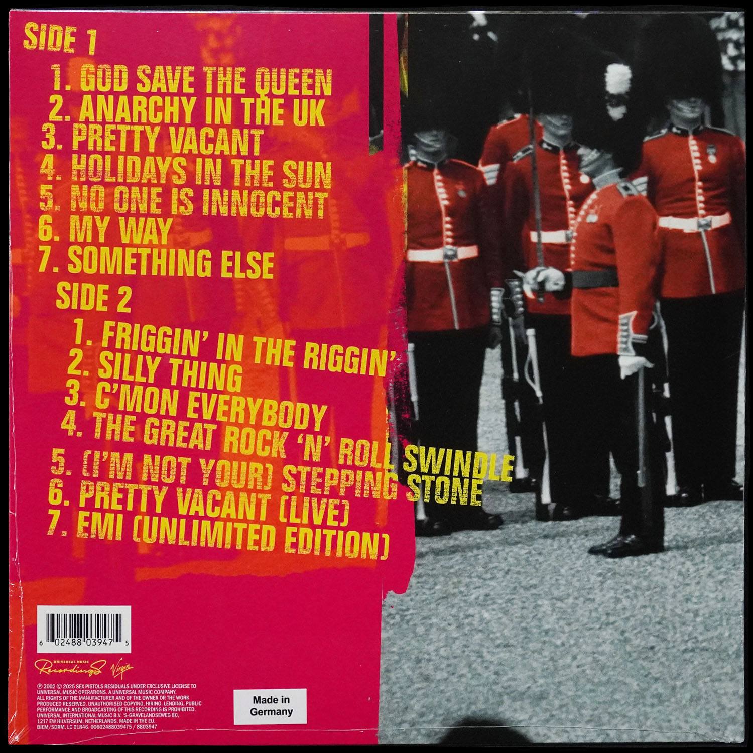 LP Sex Pistols — Jubilee (цветной винил) фото 2