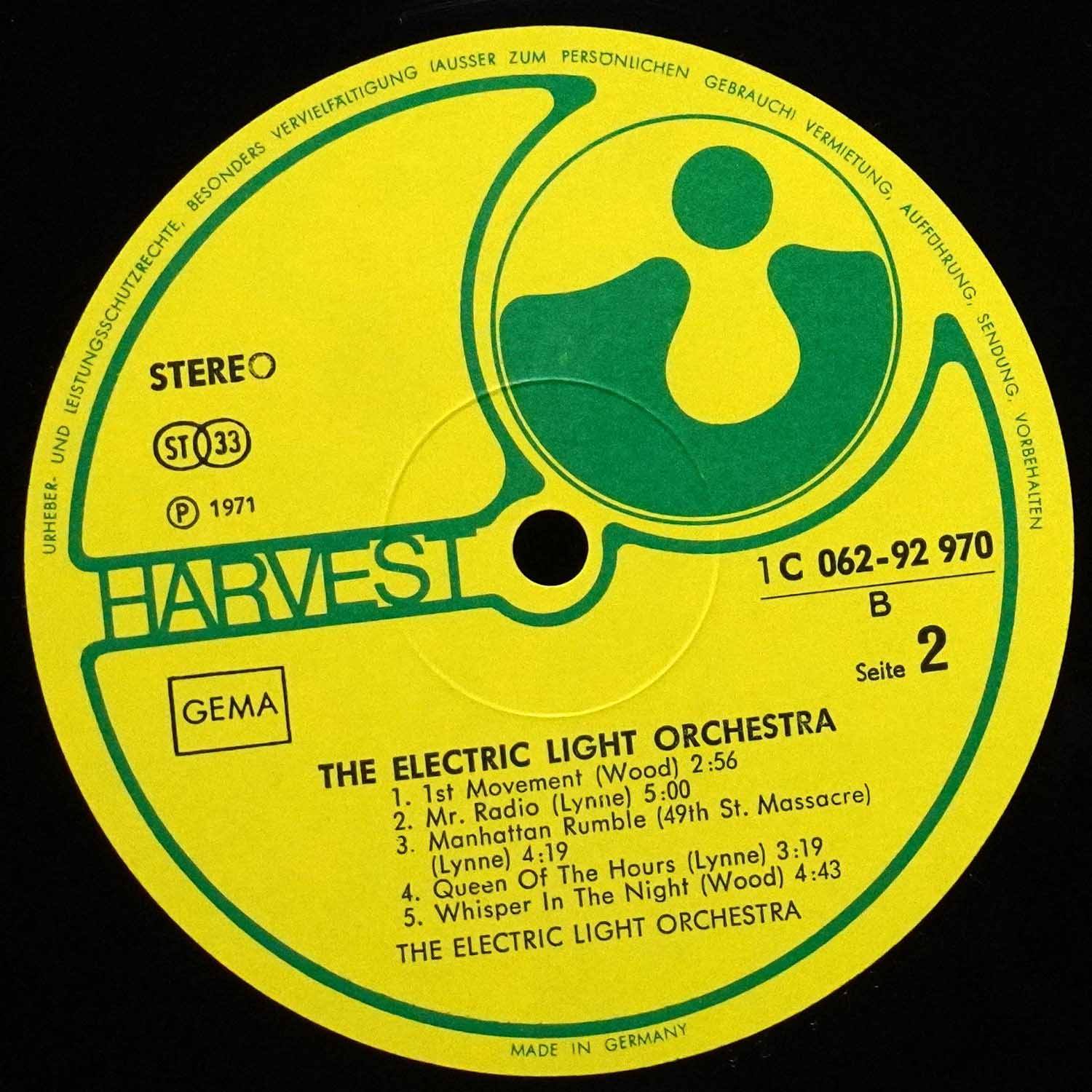 LP Electric Light Orchestra — Electric Light Orchestra фото 4