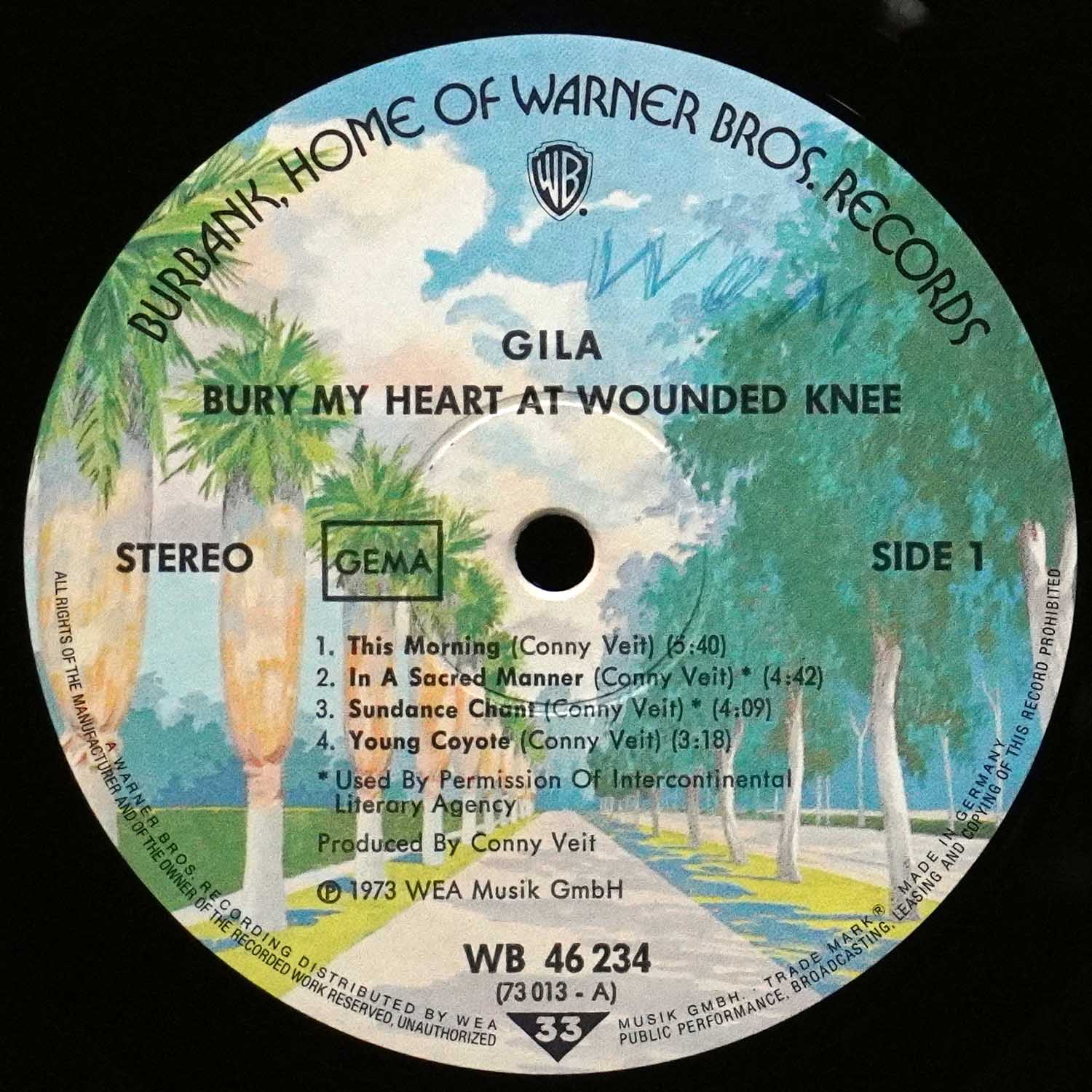 LP Gila — Bury My Heart At Wounded Knee фото 3